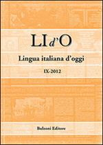 LI d'O. Lingua italiana d'oggi (2012). Vol. 9