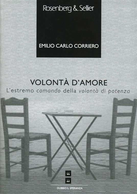 Volontà d'amore - Emilio Carlo Corriero - copertina