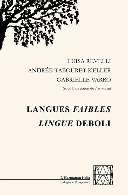 Langues faibles-Lingue deboli - copertina