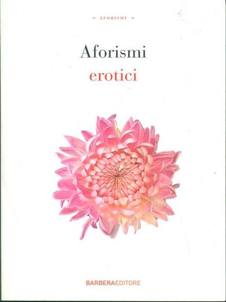 Aforismi erotici - copertina