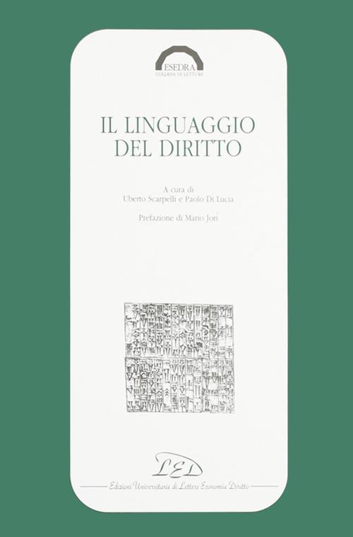 Il linguaggio del diritto - copertina