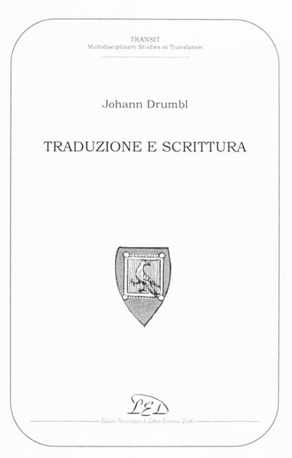 Traduzione e scrittura - Johann Drumbl - copertina