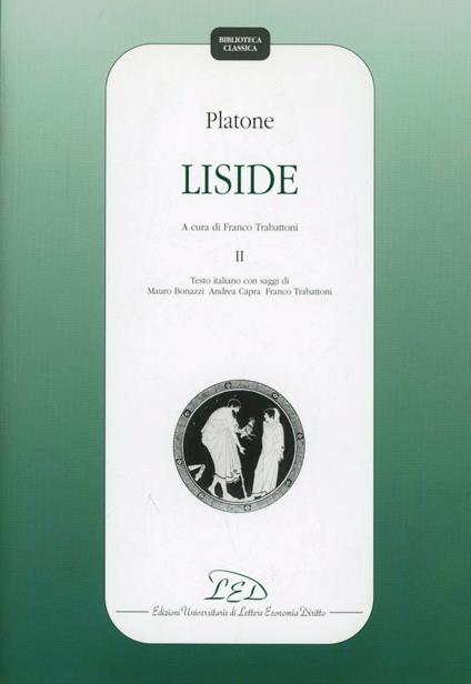 Platone. Liside. Vol. 2 - copertina