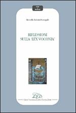 Riflessioni sulla «lex voconia»