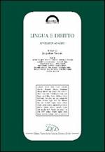 Lingua e diritto. Livelli di analisi