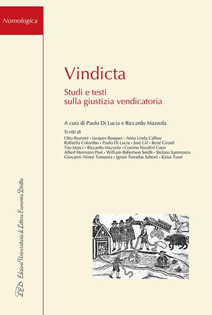 Vindicta. Studi e testi sulla giustizia vendicatoria - copertina