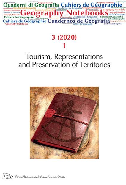 Geography notebooks (2020). Vol. 3\1: Tourism, representations and preservation of territories. - copertina