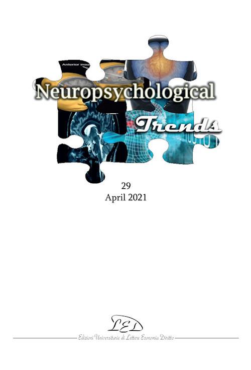 Neuropsychological Trends (2021). Vol. 29: April. - copertina