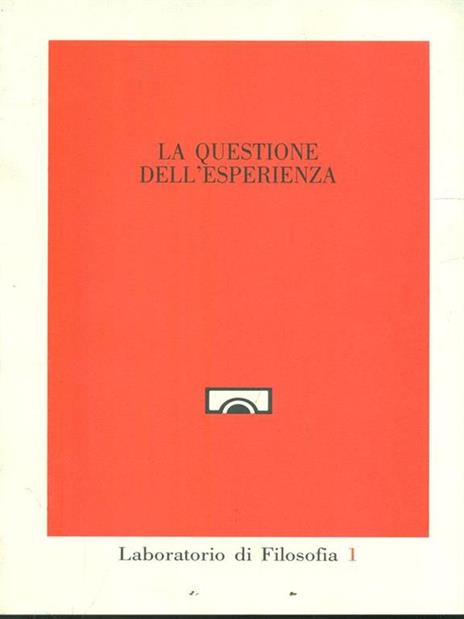 La questione dell'esperienza - 4