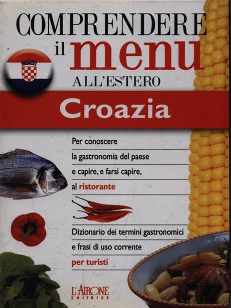 Dizionario del menu per i turisti. Croazia - copertina