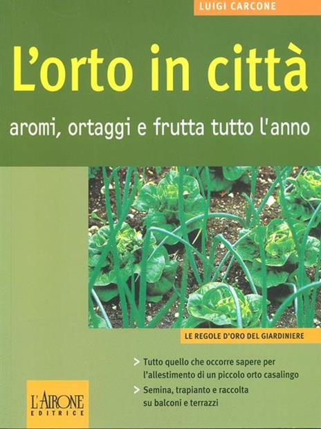 L' orto in città. Aromi, ortaggi e frutta tutto l'anno - Luigi Carcone - 3