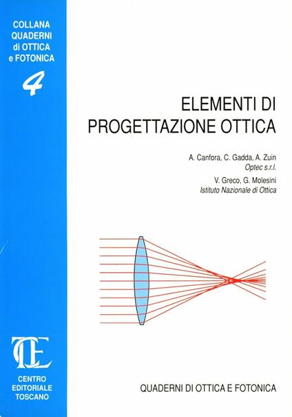 Elementi di progettazione ottica - copertina