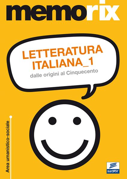 Letteratura italiana. Vol. 1: Dalle origini al Cinquecento. - Velia Imparato - copertina