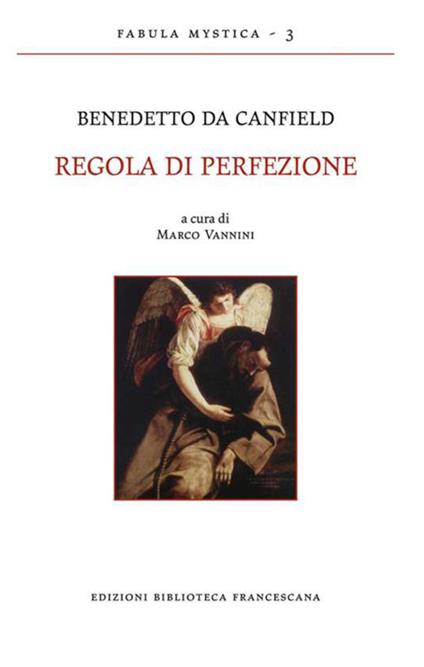 Regola di perfezione - Benedetto da Canfield - copertina