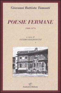 Poesie fermane. 1860-1874 - G. Battista Tamanti - copertina