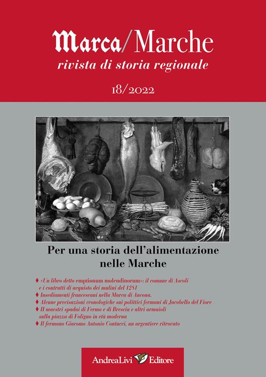 Per una storia dell'alimentazione nelle Marche - copertina