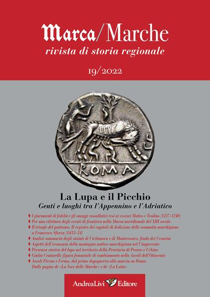 La lupa e il picchio. Genti e luoghi tra l'Appennino e l'Adriatico - copertina