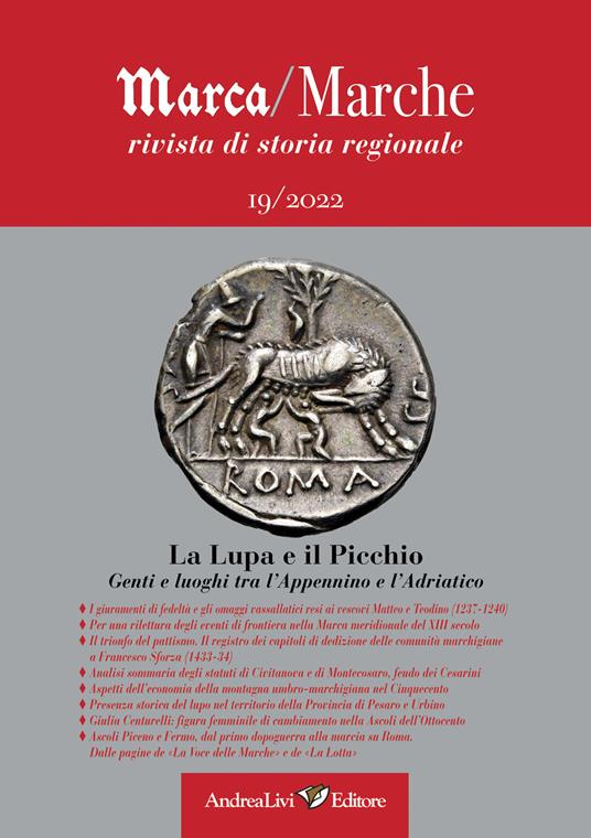 La lupa e il picchio. Genti e luoghi tra l'Appennino e l'Adriatico - copertina