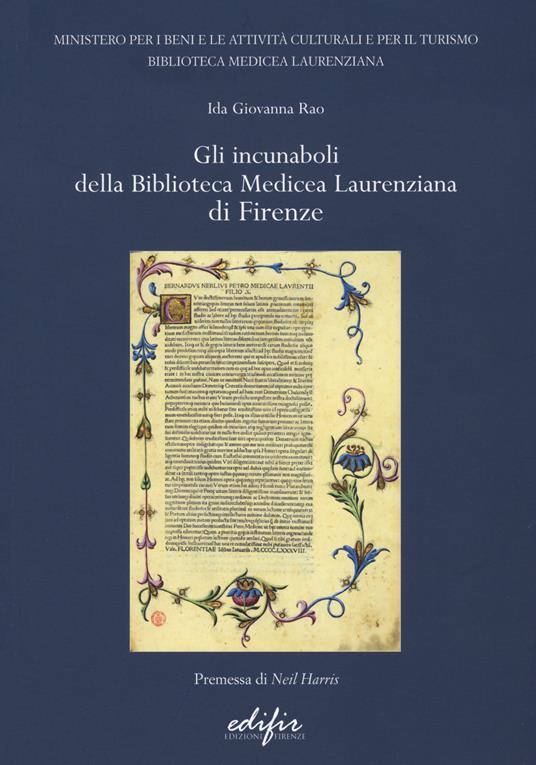 Gli incunaboli della Biblioteca Medicea Laurenziana di Firenze - copertina