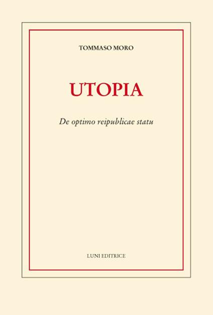 Utopia - Tommaso Moro - copertina