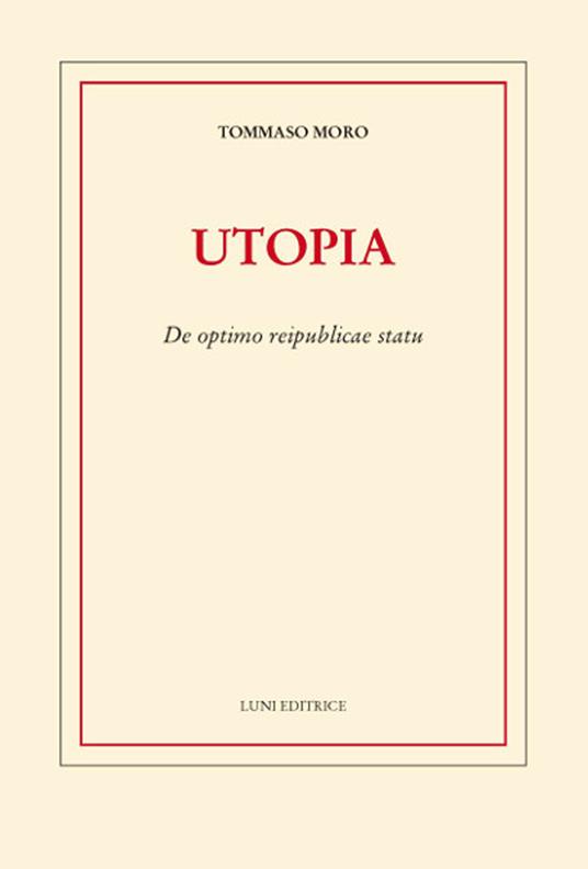 Utopia - Tommaso Moro - copertina