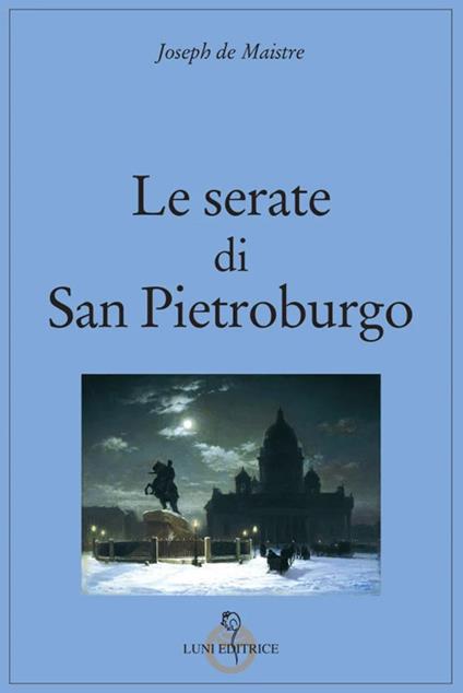 Le serate di San Pietroburgo - Joseph de Maistre - copertina