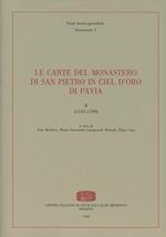 Le carte del monastero di San Pietro in Ciel d'Oro di Pavia (1165-1190)