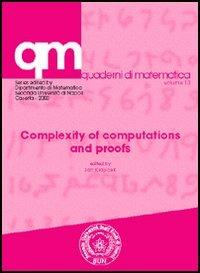 Complexity of computational and proofs - copertina