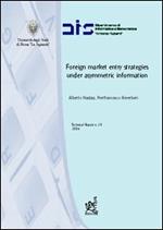 Foreign market entry strategies under asymmetric information