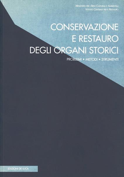 Conservazione e restauro degli organi storici - copertina