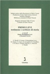 Primo Levi testimone e scrittore di storia - copertina