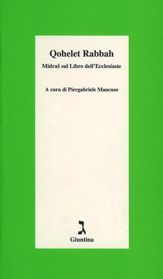 Qohelet Rabbah. Midras sul libro dell'Ecclesiaste - copertina