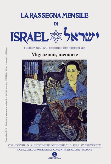 La rassegna mensile di Israel (2012) settembre-dicembre 2012. Vol. 3 - AA.VV. - ebook