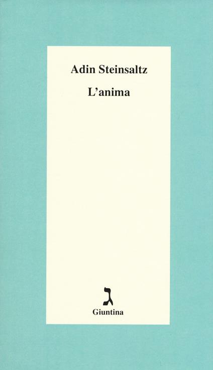 L' anima - Adin Steinsaltz - copertina