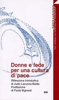 Donne e fede per una cultura di pace - copertina