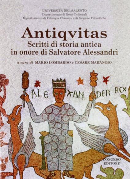 Antiquitas. Scritti di storia antica in onore di Salvatore Alessandri - copertina