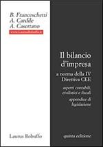 Il bilancio d'impresa a norma della 4ª direttiva CEE