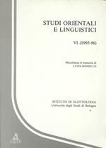 Studi orientali e linguistici. Vol. 6: Miscellanea in memoria di Luigi Rosiello.