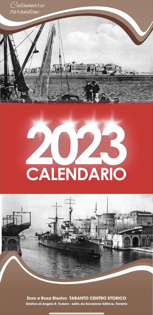 Calannarie tarandine. Calendario 2023 - Enzo Risolvo - copertina