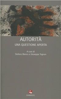 L' autorità: una questione aperta - copertina