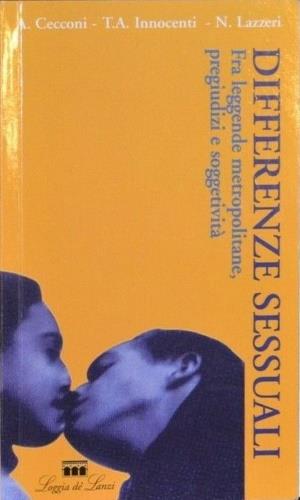 Differenze sessuali - Tony A. Innocenti,Nicoletta Lazzeri - copertina