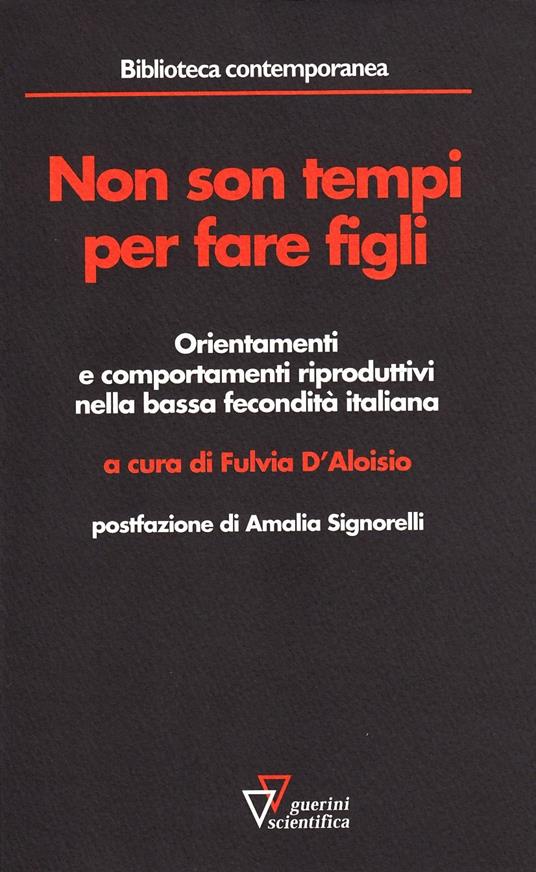 Non sono tempi per fare figli. Orientamenti e comportamenti riproduttivi nella bassa fecondità italiana - Fulvia D'Aloisio - copertina