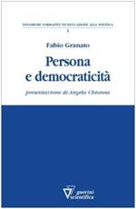 Persona e democraticità