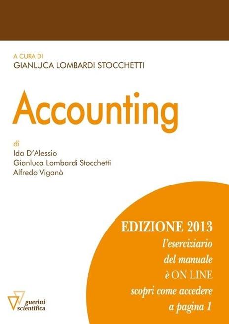 Accounting - Ida D'Alessio,Gianluca Lombardi Stocchetti,Alfredo Viganò - copertina