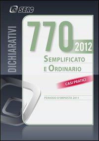 Il modello 770/2012 semplificato ed ordinario - copertina