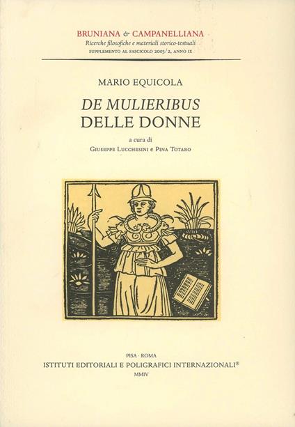 De mulieribus-Delle donne. Testo latino a fronte - Mario Equicola - copertina