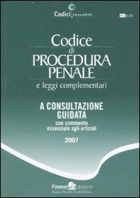 Codice di procedura penale e leggi complementare - copertina