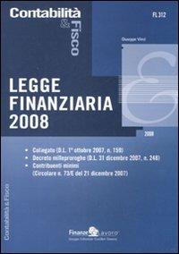 Legge Finanziaria 2008 - Giuseppe Vinci - copertina