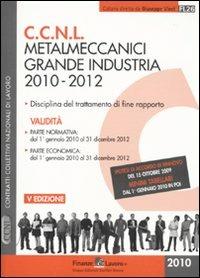 Metalmeccanici grande industria 2010-2012 - copertina