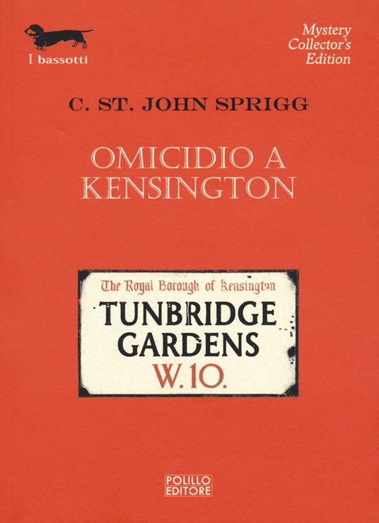 Omicidio a Kensington - Cristopher St. John Sprigg - copertina